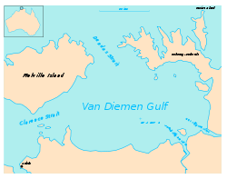 Karte mit der Cobourg Peninsula