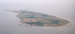 Luftbild von Vejrø