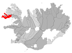 Lage von Vesturbyggð