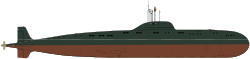 Victor II class SSN.svg