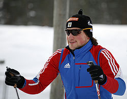 Wassiljew  2010 beim Training zum Weltcup in Kontiolahti