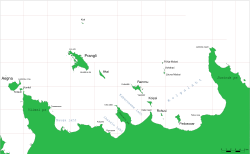 Lage der Halbinsel Juminda im Osten der Bucht von Kolga