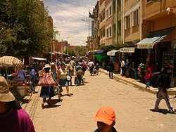 Straße in Villazón