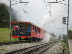 Dampfzüge bei Rigi-Kaltbad