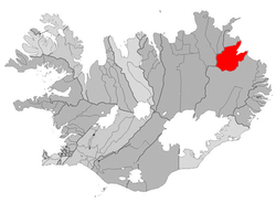 Lage von Landgemeinde Vopnafjörður