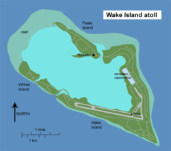 Karte von Wake