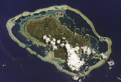 NASA-Bild der Wallis-Inseln
