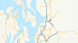 Karte der Washington State Route 204