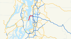 Karte der Washington State Route 339