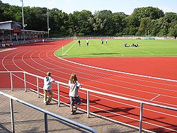 Weserstadion mit denkmalgeschützter Tribüne