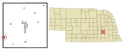 York County Nebraska Incorporated and Unincorporated areas Henderson Highlighted.svg