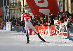 Aivar Rehemaa bei der Tour de Ski 2007/2008 beim Sprint in Prag