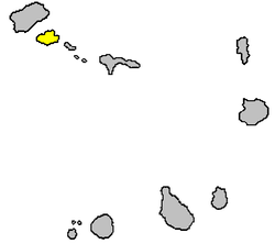 Lage von São Vicente (farblich hervorgehoben)
