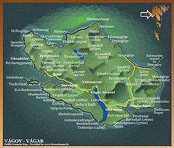 Karte von Vagar