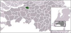 Lage der Gemeinde Geertruidenberg in den Niederlanden