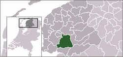 Lage der Gemeinde Skarsterlân in den Niederlanden
