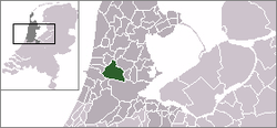 Lage der Gemeinde Zaanstad in den Niederlanden