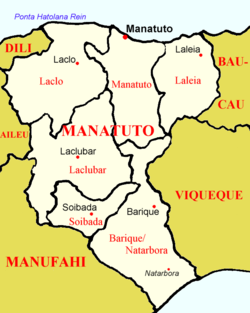 Laclubar im Distrikt Manatuto