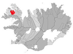 Lage von Landgemeinde Súðavík
