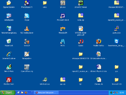 „Luna“-Desktop von Windows XP