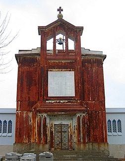 Eisenkirche Sainte-Barbe vor der Restaurierung