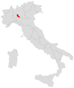 Karte Bistum Lodi