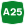 Autostrada A25 Italia.svg