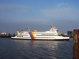 Fähre „Schleswig-Holstein“ im Hafen von Dagebüll