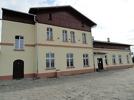 Nordseite des Bahnhofes an der Strecke nach Węgliniec