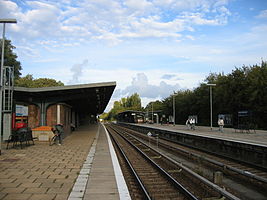 Bahnsteige des S-Bahnhofs