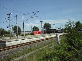 Bahnsteigbereich Bahnhof Salzwedel