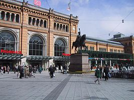 Hannoverscher Hauptbahnhof am Ernst-August-Platz