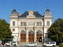 Das Bahnhofsgebäude 2009