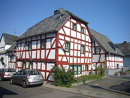 Das alte Zehnthaus aus dem Jahre 1711 in Ehlingen