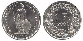 1 Schweizer Franken