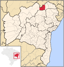 Lage von Juazeiro in Bahia