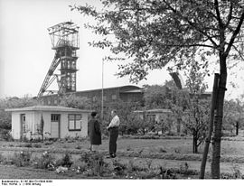 Förderturm der Zeche Dorstfeld 5/6, 1959