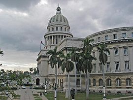Blick auf das Kapitol in Havanna