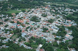 Luftbild des Ortes Río Hondo