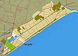 Lage von Shangrilá in der Ciudad de la Costa