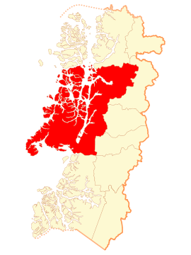 Lage der Kommune in der Aisén Region