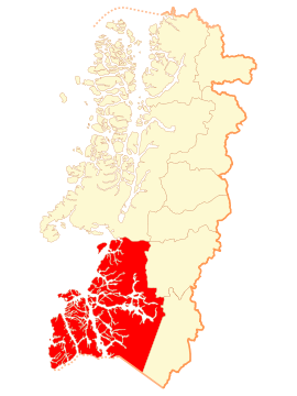 Lage der Kommune in der Aisén Region