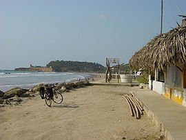Strand in Montañita