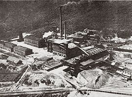Die Grube um 1935 von Südosten aus gesehen