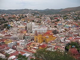 Universität und Kathedrale in Guanajuato