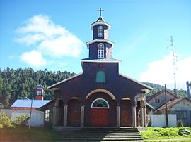 Kirche in Puerto Cisnes