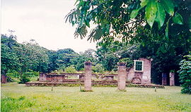 Reste der Synagoge auf Jodensavanne, Februar 2000