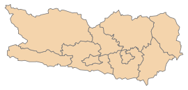 Lage des Kärnten im Bundesland Kärnten (anklickbare Karte)
