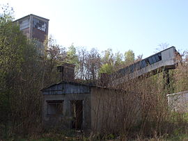 Devastierte Tagesanlagen des Braunkohlenwerks (2009)