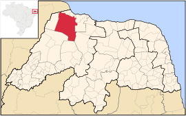 Lage von Mossoró in Rio Grande do Norte